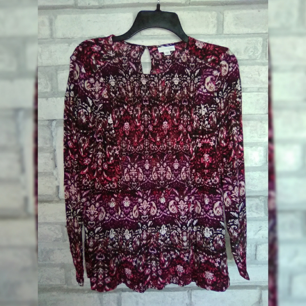 J. Jill Print Tunic style Top